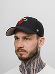 Бейсболка 47 BRAND арт. K-MVP27WBV-BK Miami Heat NBA (черный)